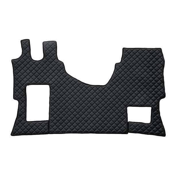 Vloermat Lampa van Skeentex - Zwart - compatibel voor Mercedes Actros MP4 (09/11>09/19) brede cabine, inklapbare passagiersstoel - Mercedes Actros MP5 (10/19>) brede cabine, inklapbare passagiersstoel