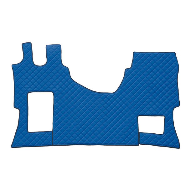 Tapis Lampa en Skeentex - Bleu - compatible pour Mercedes Actros MP4 (09/11>09/19) cabine large, siège passager pliable - Mercedes Actros MP5 (10/19>) cabine large, siège passager pliable