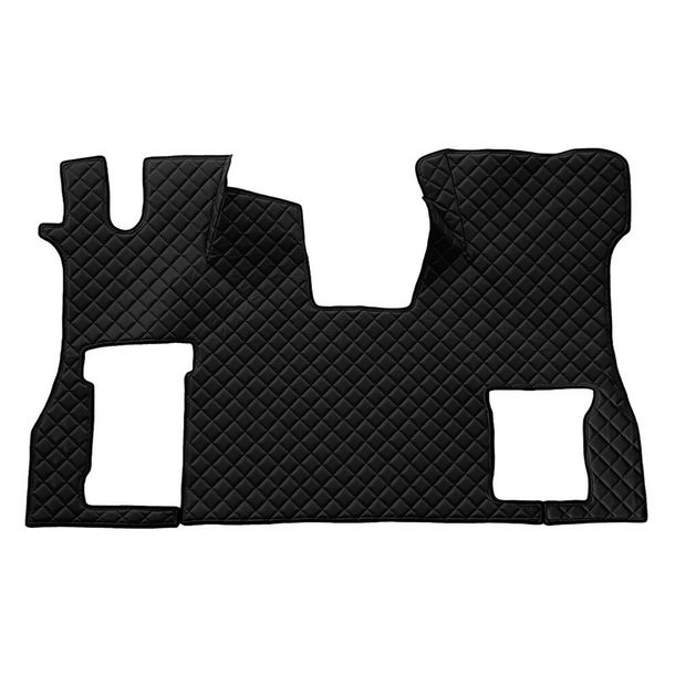 Lampa Floor Mat made of Skeentex - Black - compatible with Scania S Series 7 - New Generation (11/16>) no tunnel, passenger seat foldable