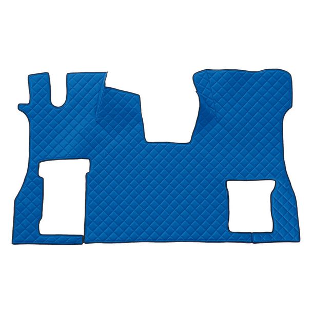 Tapis Lampa en Skeentex - Bleu - compatible pour Scania S Série 7 - Nouvelle Génération (11/16>) sans tunnel, siège passager rabattable