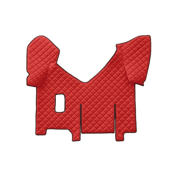 Tappeto Lampa in Skeentex - Rosso - compatibile per Iveco Stralis (08/02>12/12) manuale, cabina larga, frigorifero scorrevole - Iveco Stralis (07/12>12/19) manuale, cabina larga, frigorifero scorrevole - Iveco Stralis Hi-Way (07/12>08/16) m