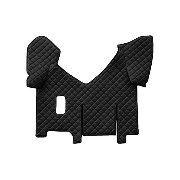 Tappeto Lampa in Skeentex - Nero - compatibile per Iveco Stralis (08/02>12/12) manuale, cabina larga, frigo scorrevole - Iveco Stralis (07/12>12/19) manuale, cabina larga, frigo scorrevole - Iveco Stralis Hi-Way (07/12>08/16) manuale, cabin