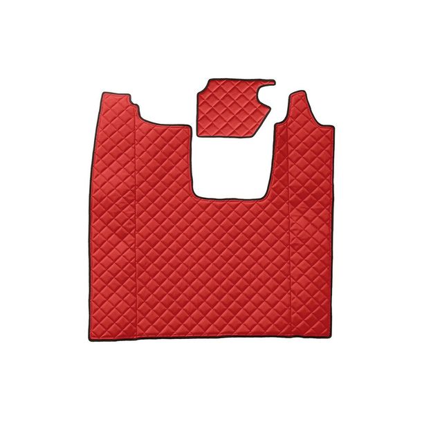 Lampa Floor Mat made of Skeentex - Red - compatible with Scania R Series 7 - New Generation (11/16>) passenger seat foldable, pneumatic passenger seat