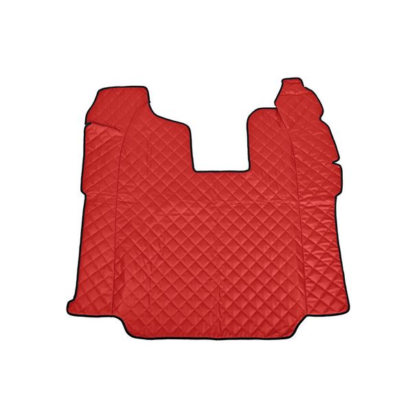 Lampa Floor Mat made of Skeentex - Red - compatible with Scania R Series 6 (09/09>08/13) automatic, pneumatic passenger seat - Scania R Series 6 - Streamline (01/15>12/17) automatic, Recaro seats, passenger seat foldable, pneumatic passenge