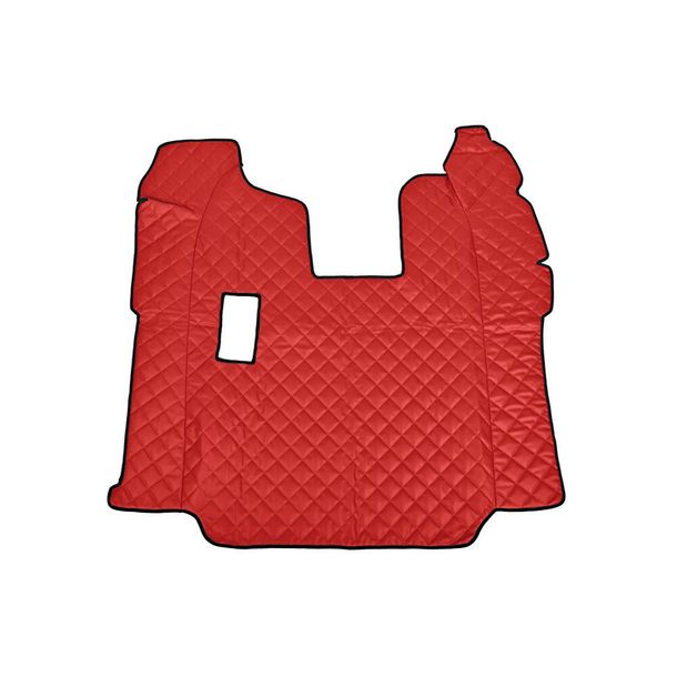 Moquette Lampa en Skeentex - Rouge - compatible pour Scania Série R 6 (09/09>08/13) siège passager manuel, pneumatique - Scania Série R 6 - Streamline (01/15>12/17) manuel, sièges Recaro, siège passager pliable, siège passager pneumatique -