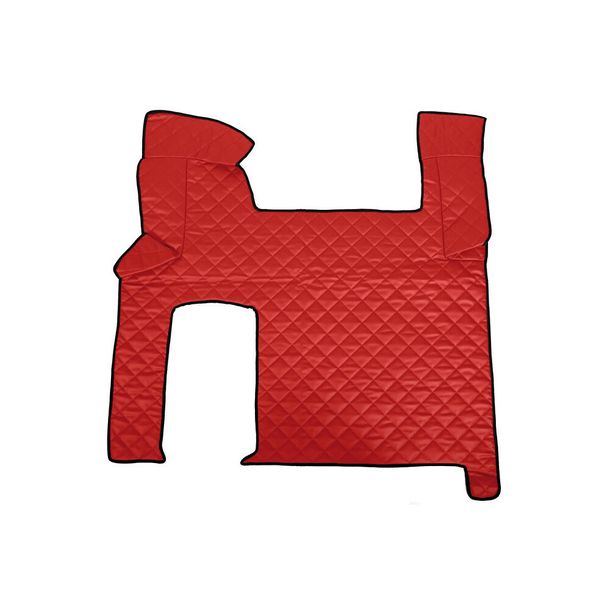 Tappeto Lampa in Skeentex - Rosso - compatibile per Man TGX (09/07>12/16) automatico, 2 cassetti