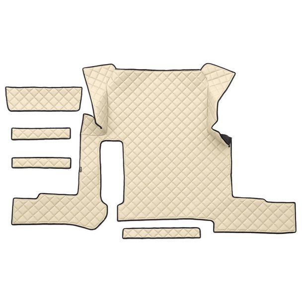 Floor Mat Lampa from Skeentex - Cream - compatible with Man TGX (01/17>06/20) manual, 1 drawer