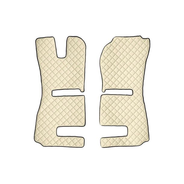 Alfombra Lampa, par de Skeentex - Panna - compatible para Scania Serie R 6 - Streamline (01/15>12/17) automático, manual, asientos Recaro, asiento de pasajero neumático - Scania Serie R 6 - Streamline (09/13>12/14) automático, manual, asien