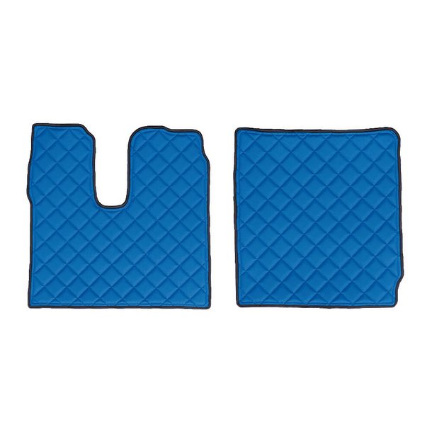 Tappeto Lampa, coppia in Skeentex - Blu - compatibile per Man TGX (07/20>) - Man TGX (01/17>06/20) automatico, manuale, 1 cassetto, 2 cassetti