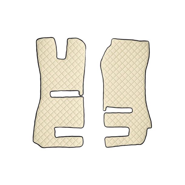 Alfombra Lampa, par de Skeentex - Panna - compatible para Scania Serie R 6 - Streamline (01/15>12/17) automática, manual, asientos Recaro, asiento de pasajero plegable - Scania Serie R 6 - Streamline (09/13>12/14) automática, manual, asient