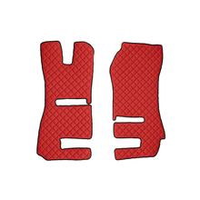 Teppich Lampa , ein paar aus Skeentex - Rot - kompatibel für Scania R Serie 6 - Streamline (01/15>12/17) automatic, manual, Recaro seats, passenger seat foldable - Scania R Serie 6 - Streamline (09/13>12/14) automatic, manual, Recaro seats,