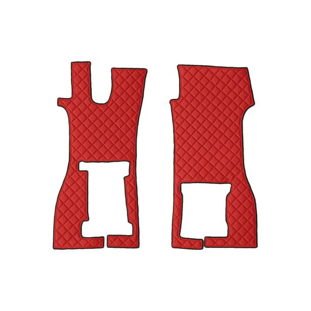 Lampa Rug, a pair made of Skeentex - Red - compatible for Scania R Series 7 - New Generation (11/16>) passenger seat foldable