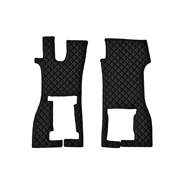 Floor Mat Lampa, pair made of Skeentex - Black - compatible with Scania R Series 7 - New Generation (11/16>) passenger seat foldable