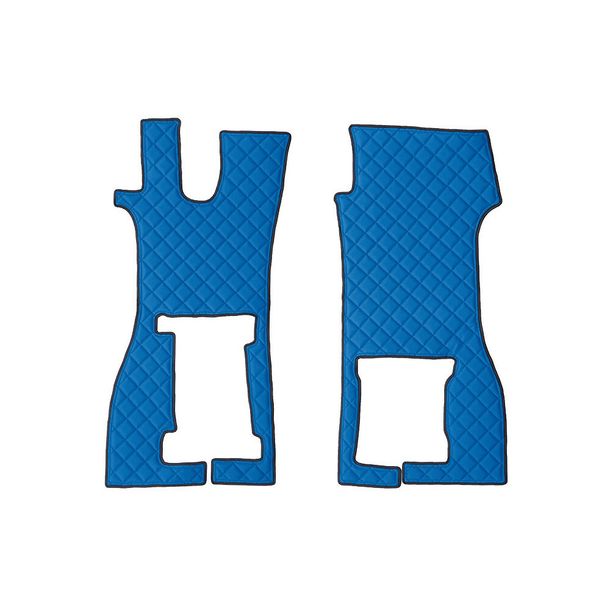 Floor Mat Lampa, pair made of Skeentex - Blue - compatible with Scania R Series 7 - New Generation (11/16>) passenger seat foldable