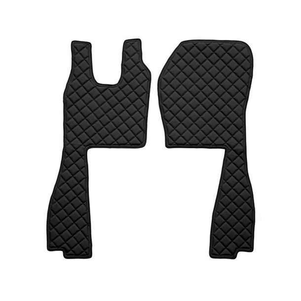 Alfombra Lampa, par de Skeentex - Negro - compatible para Scania Serie R 6 (09/09>08/13) automático, manual, asiento de pasajero neumático