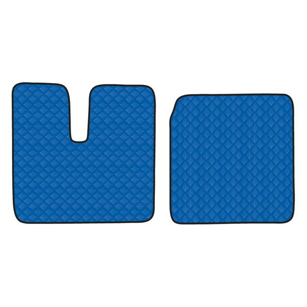 Tapis Lampa, paire en Skeentex - Bleu - compatible pour Man TGA (03/99>05/10) cabine large