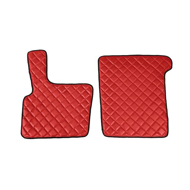 Alfombra Lampa, par de Skeentex - Rojo - compatible para Daf XF 95 (11/01>12/07) automático, manual