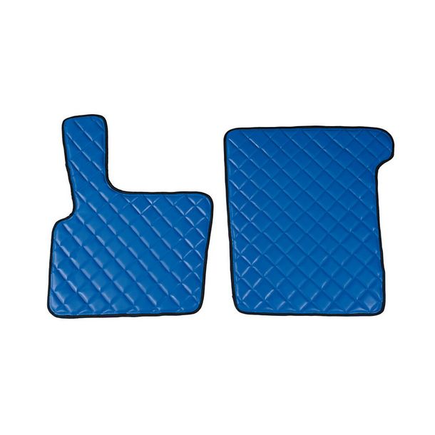 Tappetini Lampa, coppia in Skeentex - Blu - compatibili per Daf XF 95 (11/01>12/07) automatico, manuale