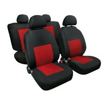 Sport, Set koordinierte Bezüge aus Jacquard - Rot/Schwarz