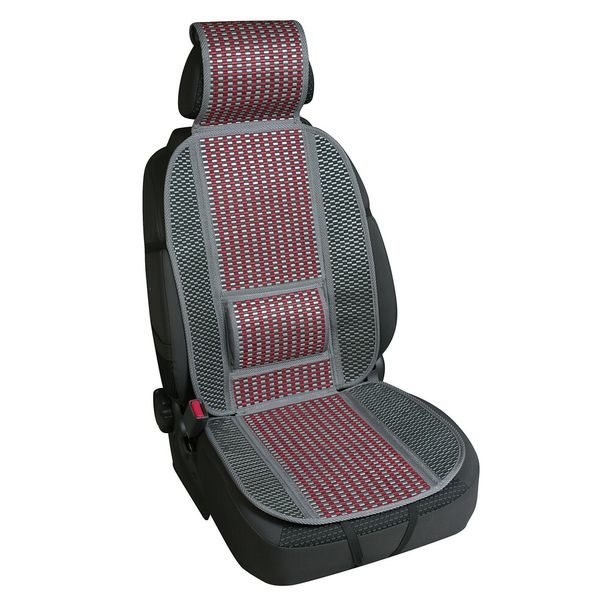 Backrest Support Lampa Summer Backrest made of natural bamboo fiber - Red
