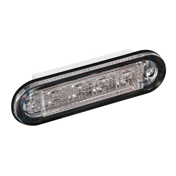 Premium, Licht mit 4 LEDS, Einbaumontage, 12/24V - Rot