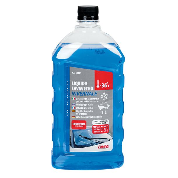 Antigelo per parabrezza -36°C Lampa 38091 Liquido lavavetri invernale Auto Detergente per parabrezza 1000ml