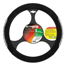 Gel Grip, Stuurwielbekleding van Microvezel - S - Ø 35/37 cm - Grijs