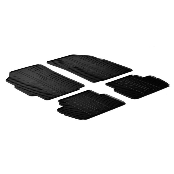 Tappetini in gomma su misura Lampa compatibili per Chevrolet Spark (02/10>09/15)
