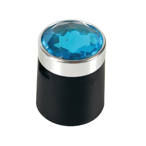 Colour Crystal, 20 Schraubenabdeckungen - Ø 19 mm - Blau
