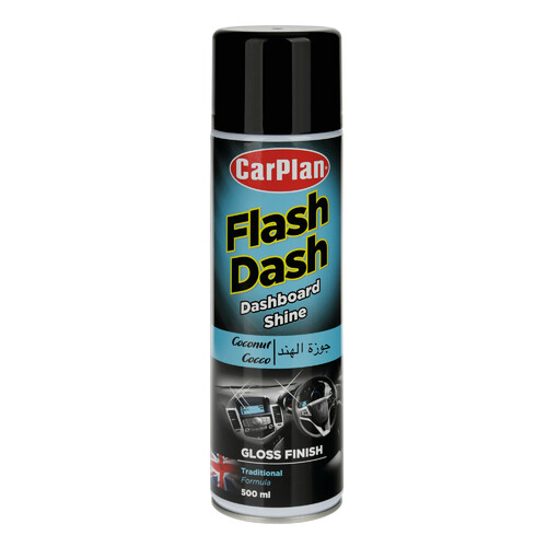 Flash Dash, Nettoyant pour tableau de bord, Effet brillant - 500 ml - Coccm o