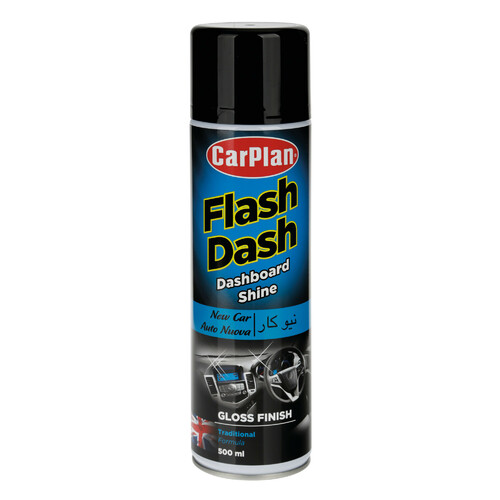 Flash Dash, Nettoyant pour tableau de bord, effet brillant - 500 ml - Voiture neuve