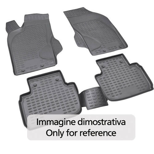 Set Fußmatten nach Maß aus TPE - kompatibel für Peugeot 207 3p (05/06>11/12) - Peugeot 207 5p (05/06>11/12) - Peugeot 207 cc(03/07>05/14) - Peugeot 207 Plus 3p (02/13>08/14) - Peugeot 207 Plus 5p (02/13>08/14) - Peugeot 207 sw (07/07>12/13