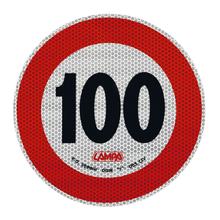 Geschwindigkeitsaufkleber Lampa Kennzeichnung Geschwindigkeitsbegrenzung - 100 Km/h