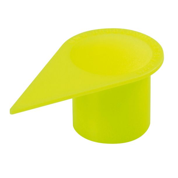 Dustite LR® Wheel Nut Indicator with Dust Cap, 20 pcs - 27 mm - Fluorescent Yellow