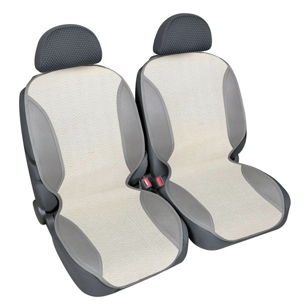 Slim Strip, Pair front backrests - Grey/Beige