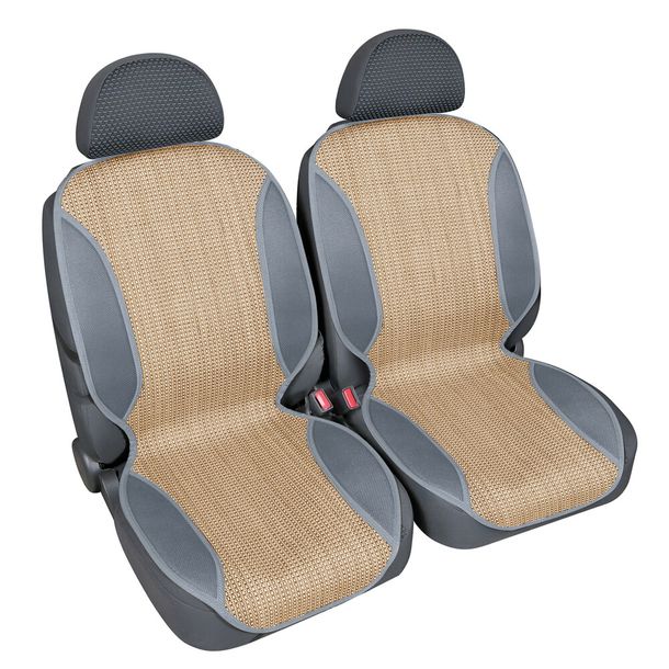 Slim Strip, Pair of Front Backrests - Anthracite/Beige