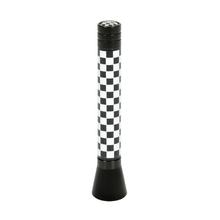 Drapeau, tige d'antenne - 8 cm - à damier