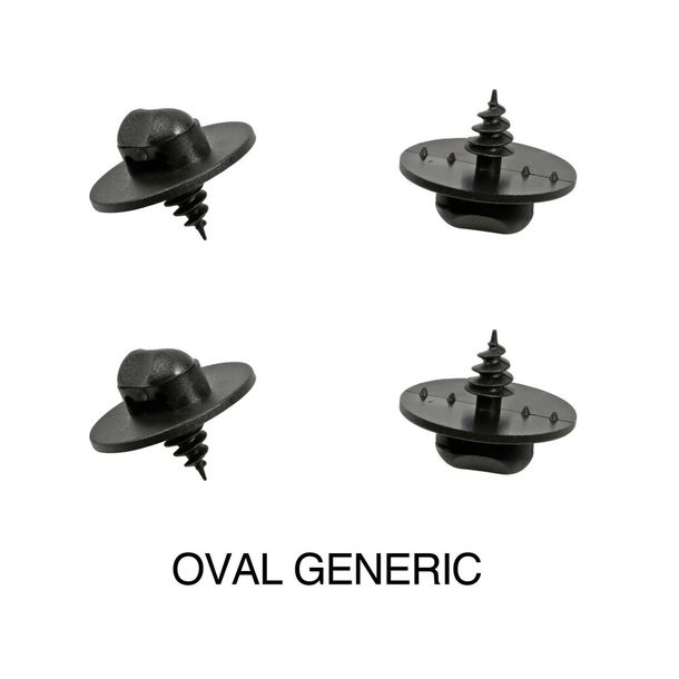Mattenbefestigungs-Clip, Set 4 St. - Oval - Universale