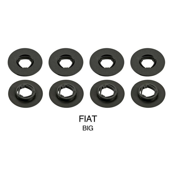 Floor Mat Retaining Clip Set, 4 pcs - Large - Fiat