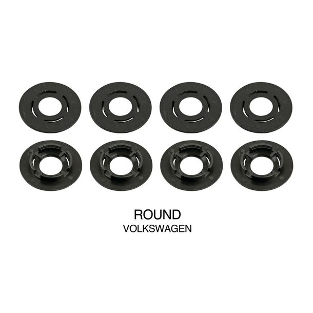 Mattenbefestigungs-Clip, Set 4 St. - Rund - Volkswagen