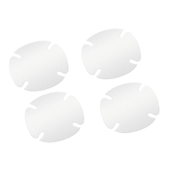 Krasfolie voor greepschalen, set van 4 st. - 8,8x8 cm