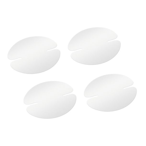 Krasfolie voor greepschalen, set van 4 st. - 9,5x8 cm