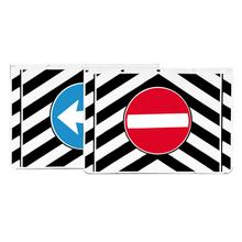 Spatschermen Lampa Paar voor vrachtwagens van PVC met signalen - 53x37 cm
