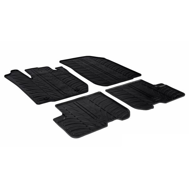 Vloermatten Lampa van rubber op maat, compatibel voor Dacia Logan MCV 5p (10/13>09/21) - Dacia Sandero (01/13>01/21) - Dacia Sandero Stepway (01/13>01/21)