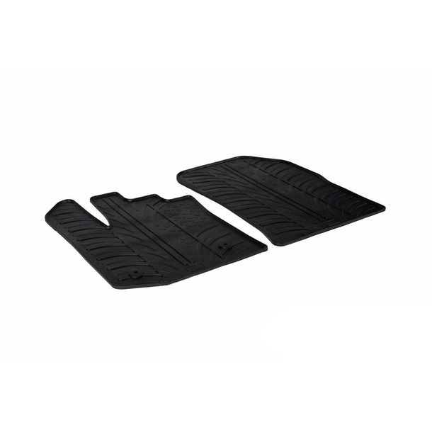 Lampa Custom-Fit Rubber Floor Mats compatible with Dacia Dokker Van (11/12>) - Renault Express (06/21>)