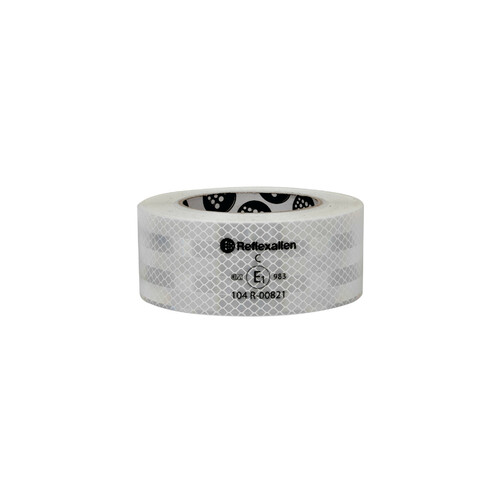 Premium, bande de signalisation de sécurité pour surfaces rigides - 12,5 m - Blanc