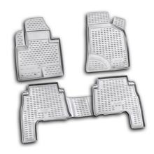 Juego de alfombrillas a medida de TPE - compatible con Hyundai Santa Fe (03/11>09/12)