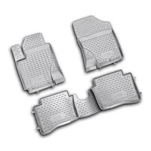 Set Fußmatten nach Maß aus TPE - kompatibel für Hyundai i20 3p (02/09>02/15) - Hyundai i20 5p (02/09>10/14)