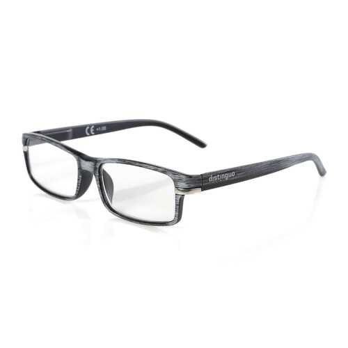 Caravaggio, Lesebrille - Nachfüllung einzelne Stärke - +3.0 - Grau/schwarz