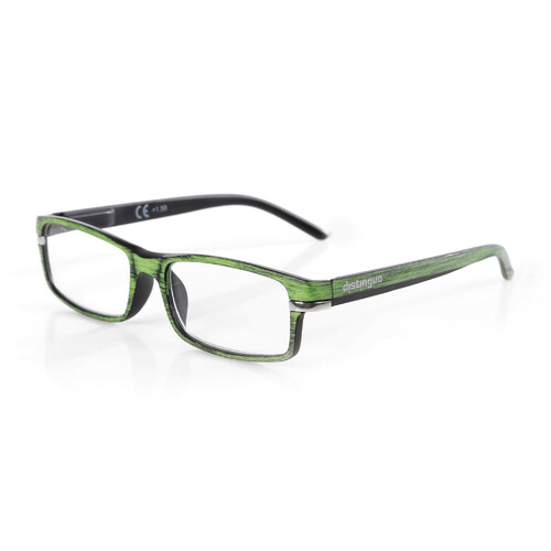 Caravaggio, lunettes de lecture - Remplacements, correction unitaire - +2.5 - Vert/Noir